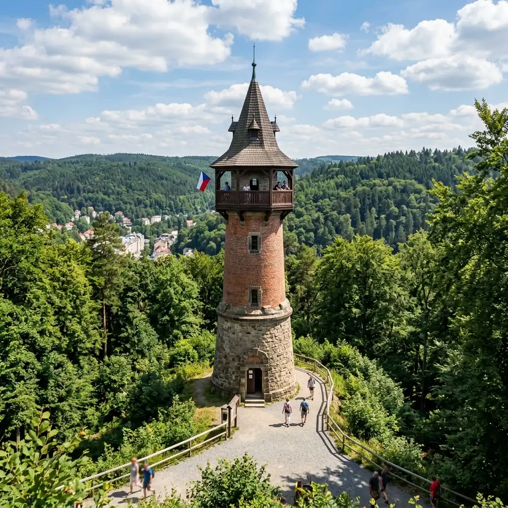 Rozhledna Diana: Nejlepší výhled na Karlovy Vary